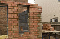 Brick Hill outhouse installation